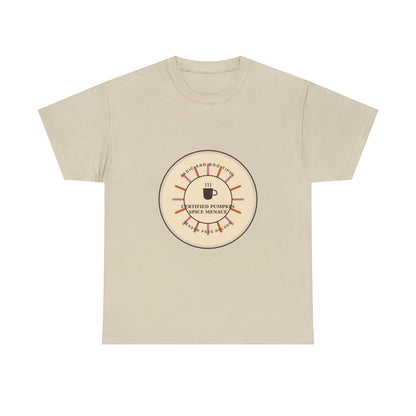 Certified Pumpkin Spice Menace retro varsity Halloween t-shirt