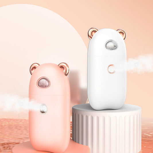 Portable Nano Facial Steamer & Skin Hydrator - USB Rechargeable