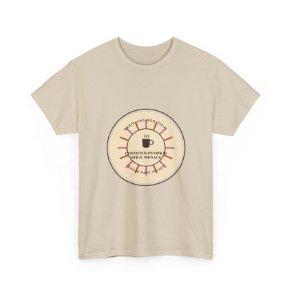 Certified Pumpkin Spice Menace Retro Halloween T-Shirt