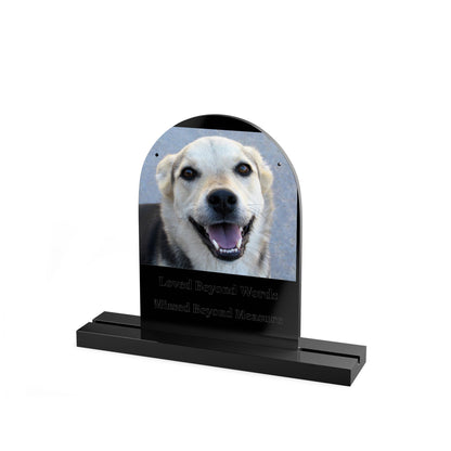 Acrylic Table sign, Dome Shape