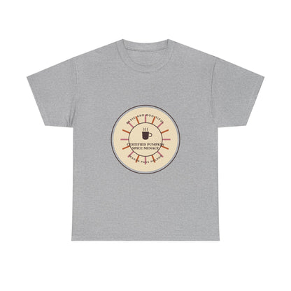 Certified Pumpkin Spice Menace retro varsity Halloween t-shirt