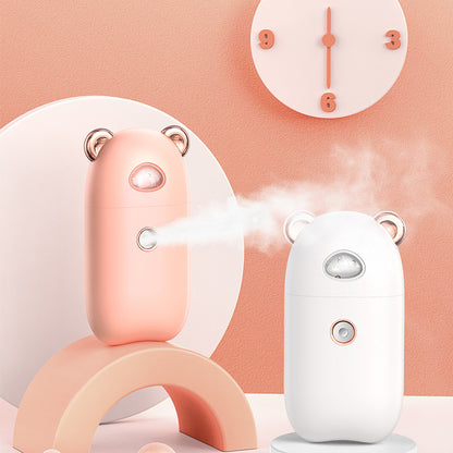 Portable Nano Facial Steamer & Skin Hydrator - USB Rechargeable