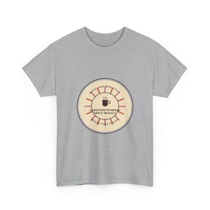 Certified Pumpkin Spice Menace Retro Halloween T-Shirt