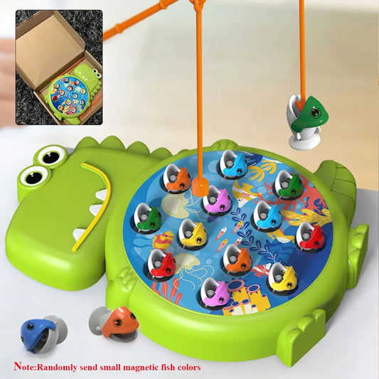 Dinosaur Magnetic Fishing Toy Set — Fun Kids Gift for Boys and Girls
