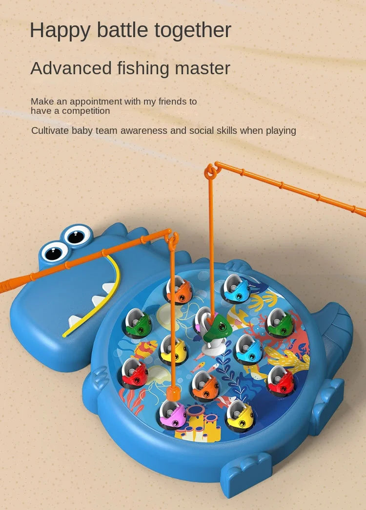 Dinosaur Magnetic Fishing Toy Set