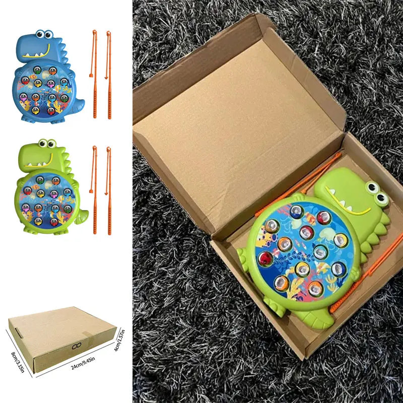 Dinosaur Magnetic Fishing Toy Set — Fun Kids Gift for Boys and Girls