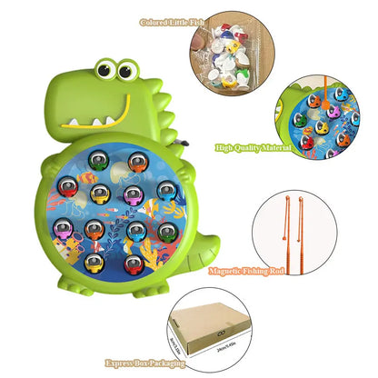 Dinosaur Magnetic Fishing Toy Set — Fun Kids Gift for Boys and Girls