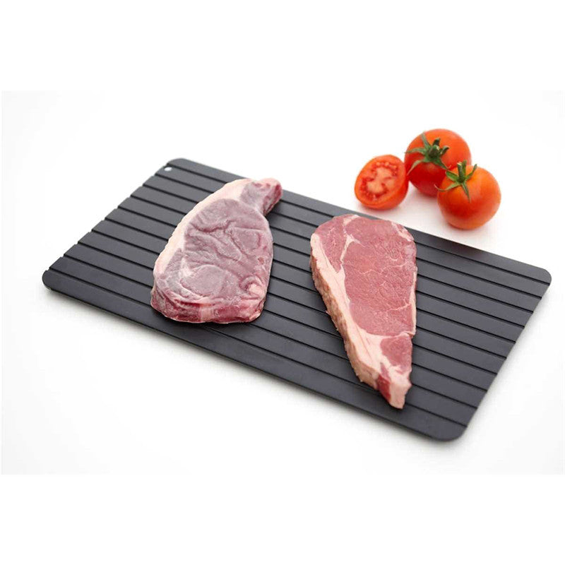 Fast Defrost Tray Fast Thaw Frozen Food Meat Fruit Quick Defrosting Plate Board Defrost Tray Thaw Master Home Kitchen Gadgets