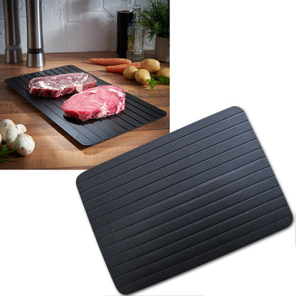 Fast Defrost Tray Fast Thaw Frozen Food Meat Fruit Quick Defrosting Plate Board Defrost Tray Thaw Master Home Kitchen Gadgets