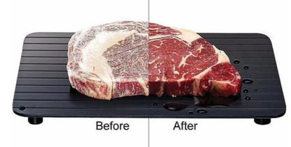 Fast Defrost Tray Fast Thaw Frozen Food Meat Fruit Quick Defrosting Plate Board Defrost Tray Thaw Master Home Kitchen Gadgets
